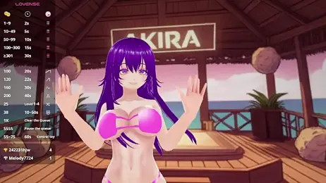 AkiraVixent webcam model stream image