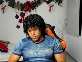 Alexj Black webcam flirt4free model stream image