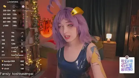 koshkasenpai webcam stripchat model stream image