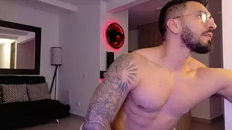 tony_muscle webcam model stream image
