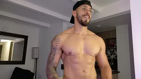 tony_muscle webcam model stream image