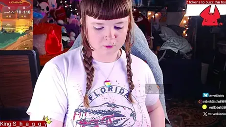 VelvetDiablo webcam model stream image