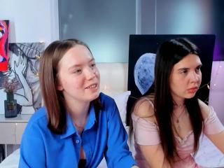 Clover Granger &amp; Gladys Borom webcam flirt4free model stream image