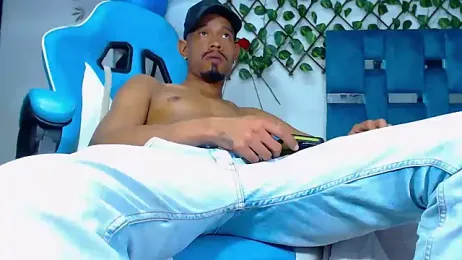 black_latin23cm webcam model stream image